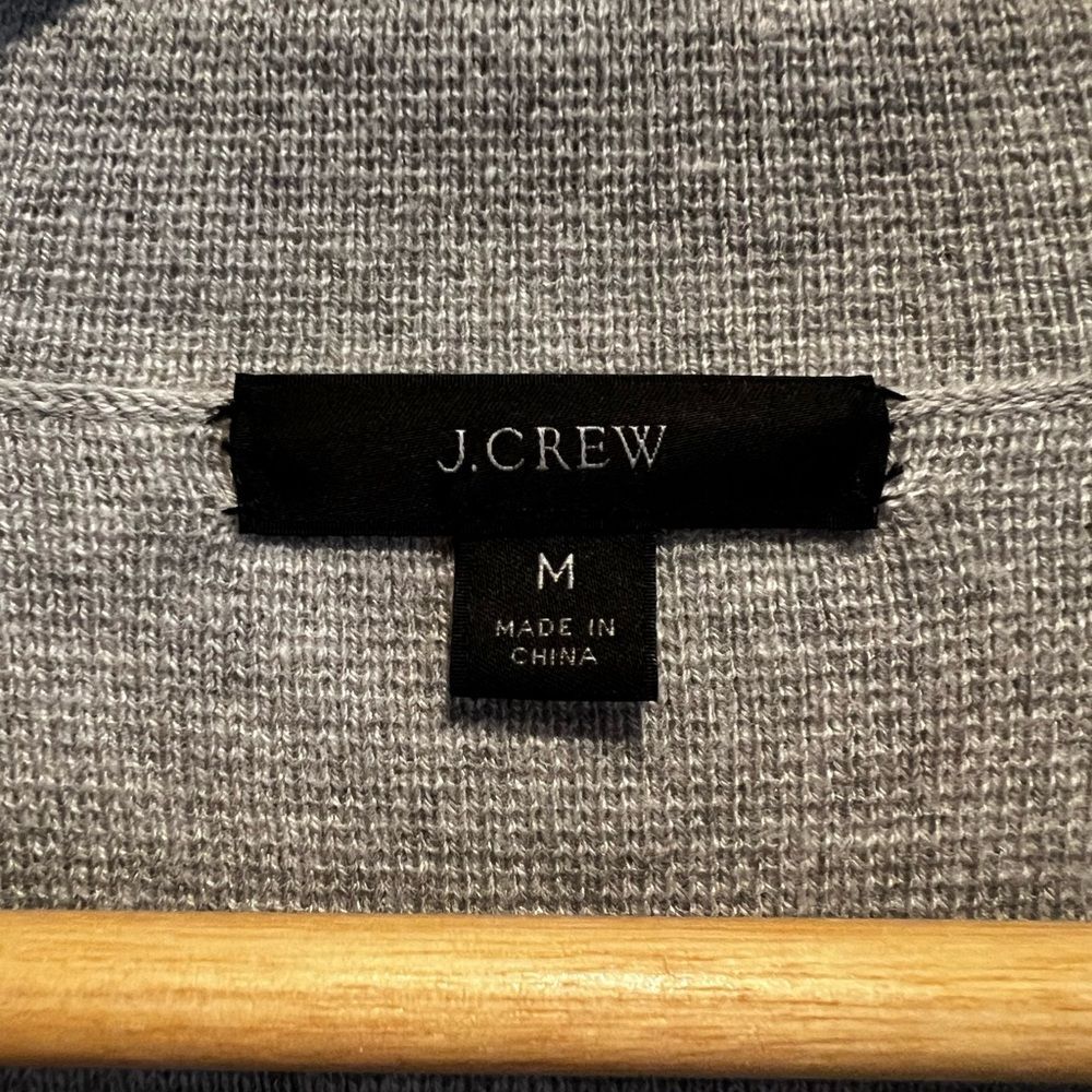 J. Crew Light Gray Eloise Sweater Blazer - Picture 4 of 5